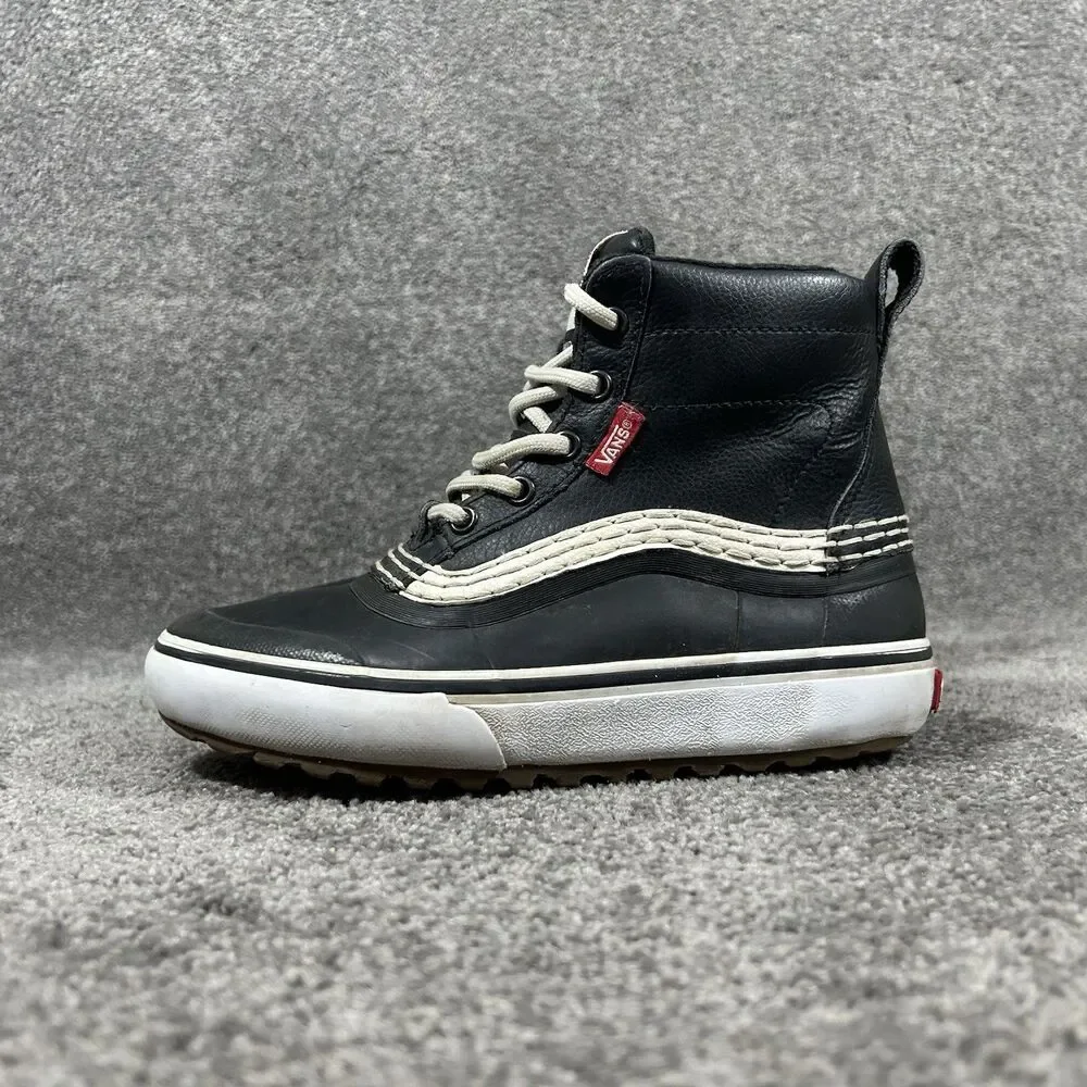 Vans Standard Mid MTE Mens Sz 4 Women’s Sz 5.5 Black Winter Insulated Snow Boots